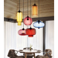 Modern design decorative Nordic E27 glass pendant light for restaurant